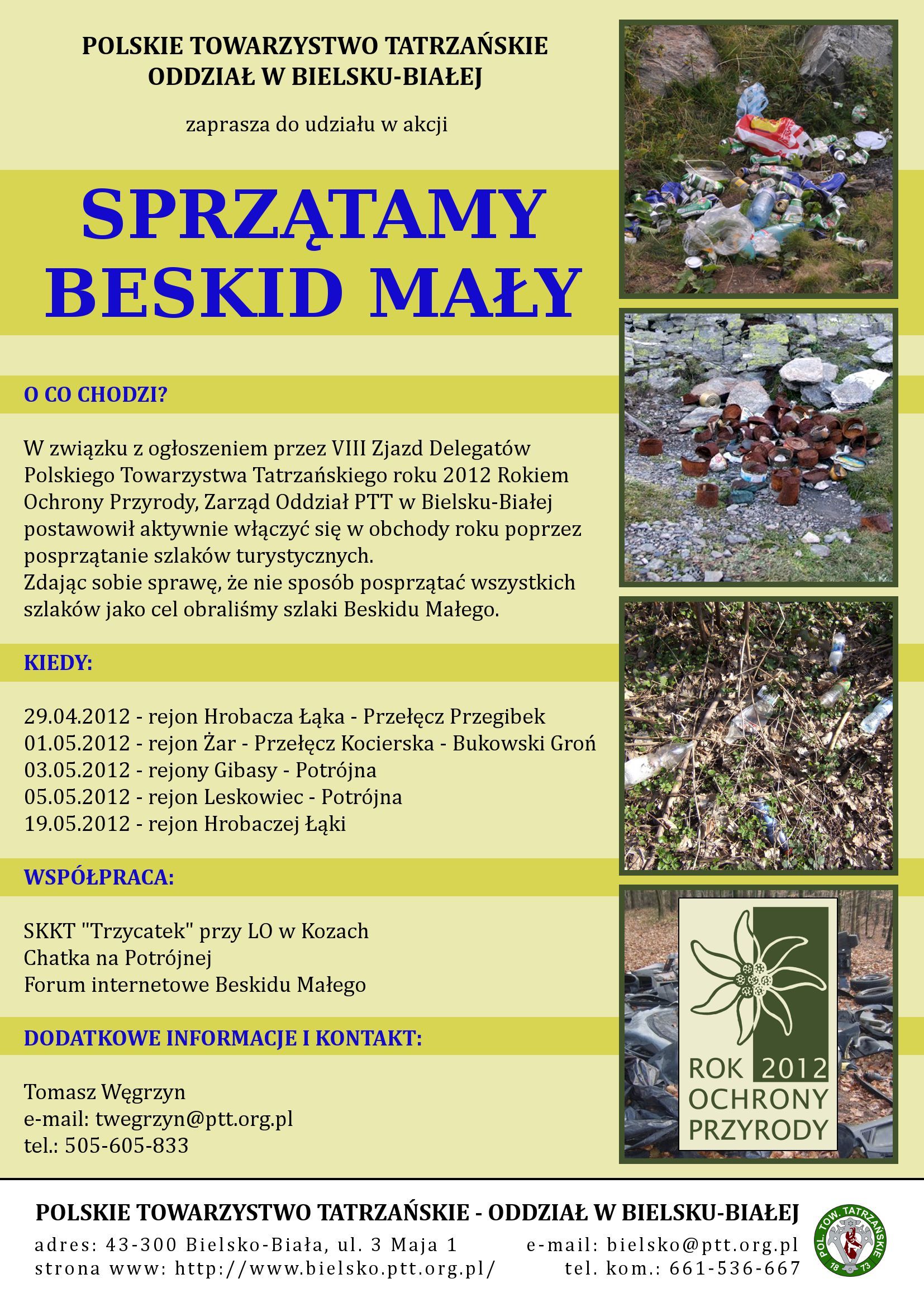 Sprzątamy Beskid Mały