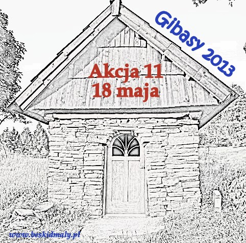Ko�czymy prace przy kapliczce na Gibasach