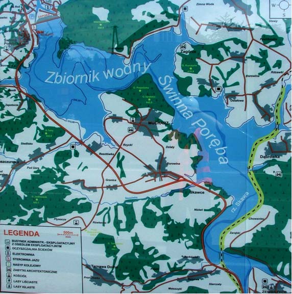 mapa zapory